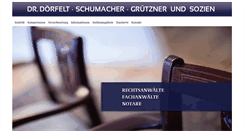 Desktop Screenshot of doerfelt-rechtsanwaelte.de