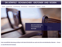 Tablet Screenshot of doerfelt-rechtsanwaelte.de